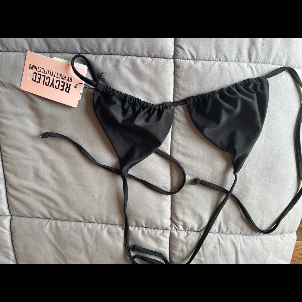 PLT Black Bikini Top